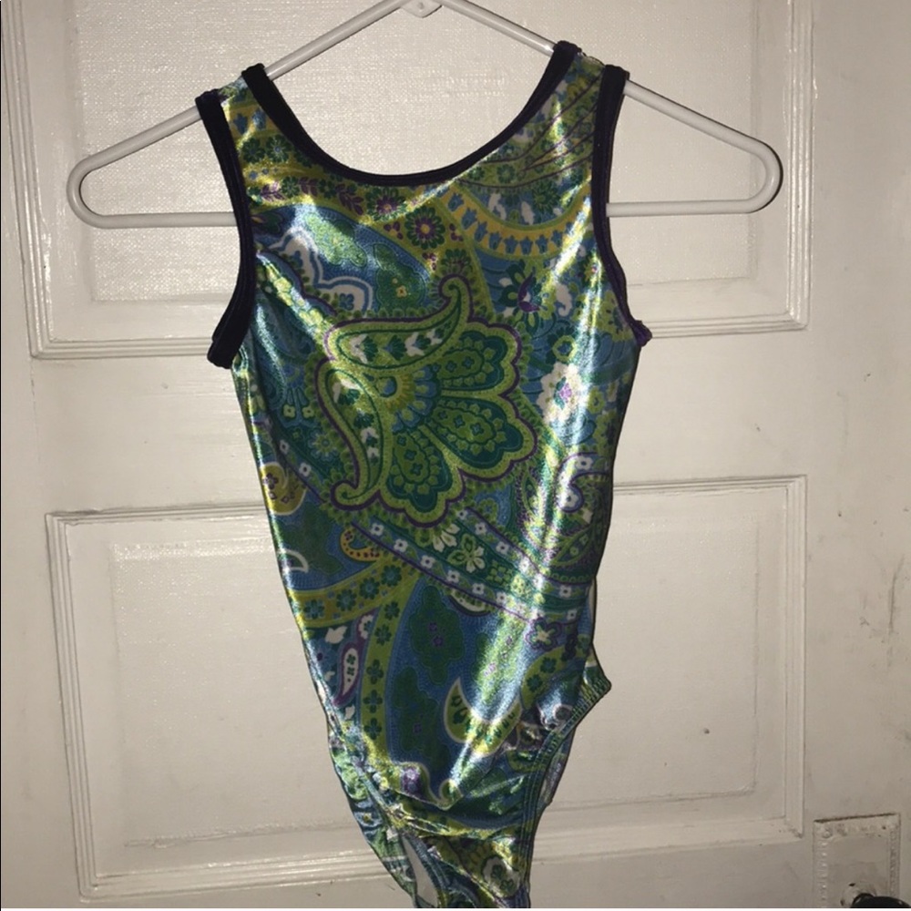 GK elite velvet leotard